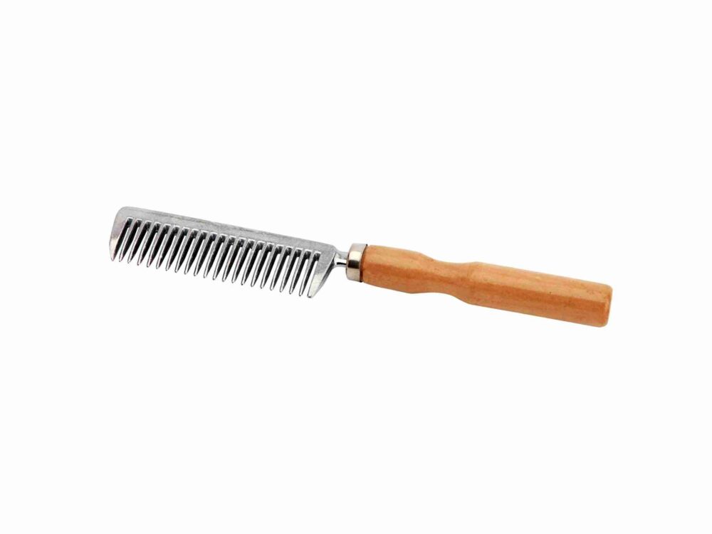 MANENTREKKAM MET HOUTEN HANDVAT VPE = 10ST
