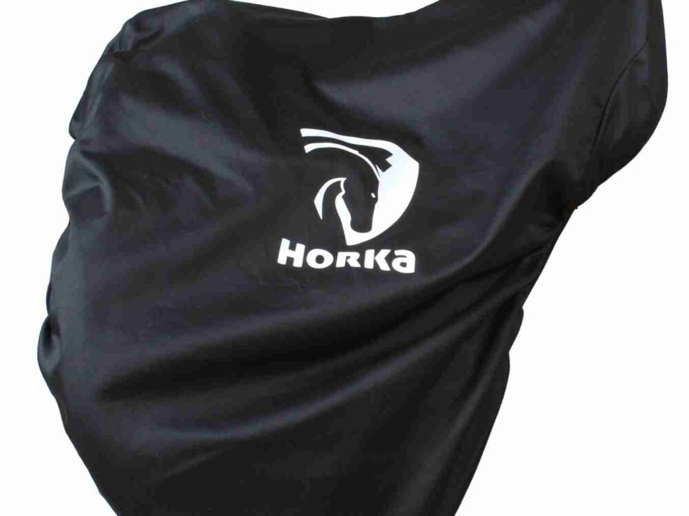 ZADELHOES MET HORKA LOGO'S