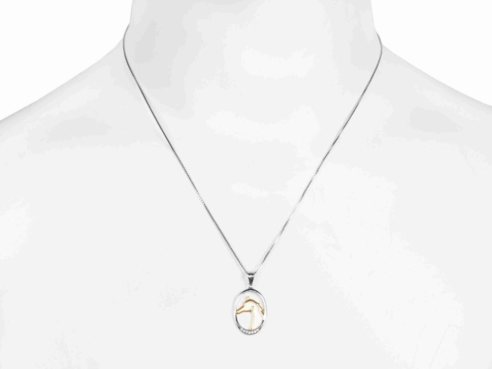 KETTING MET HANGER PAARD VPE=6ST