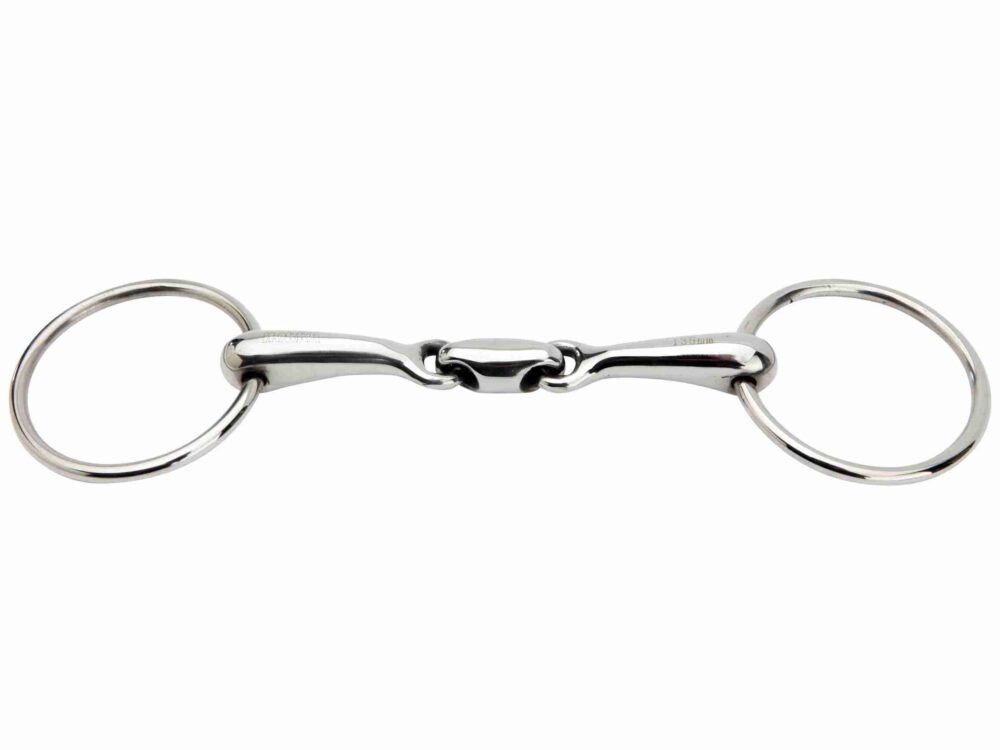 WATERTRENS DUBBEL GEBROKEN RVS 16 MM