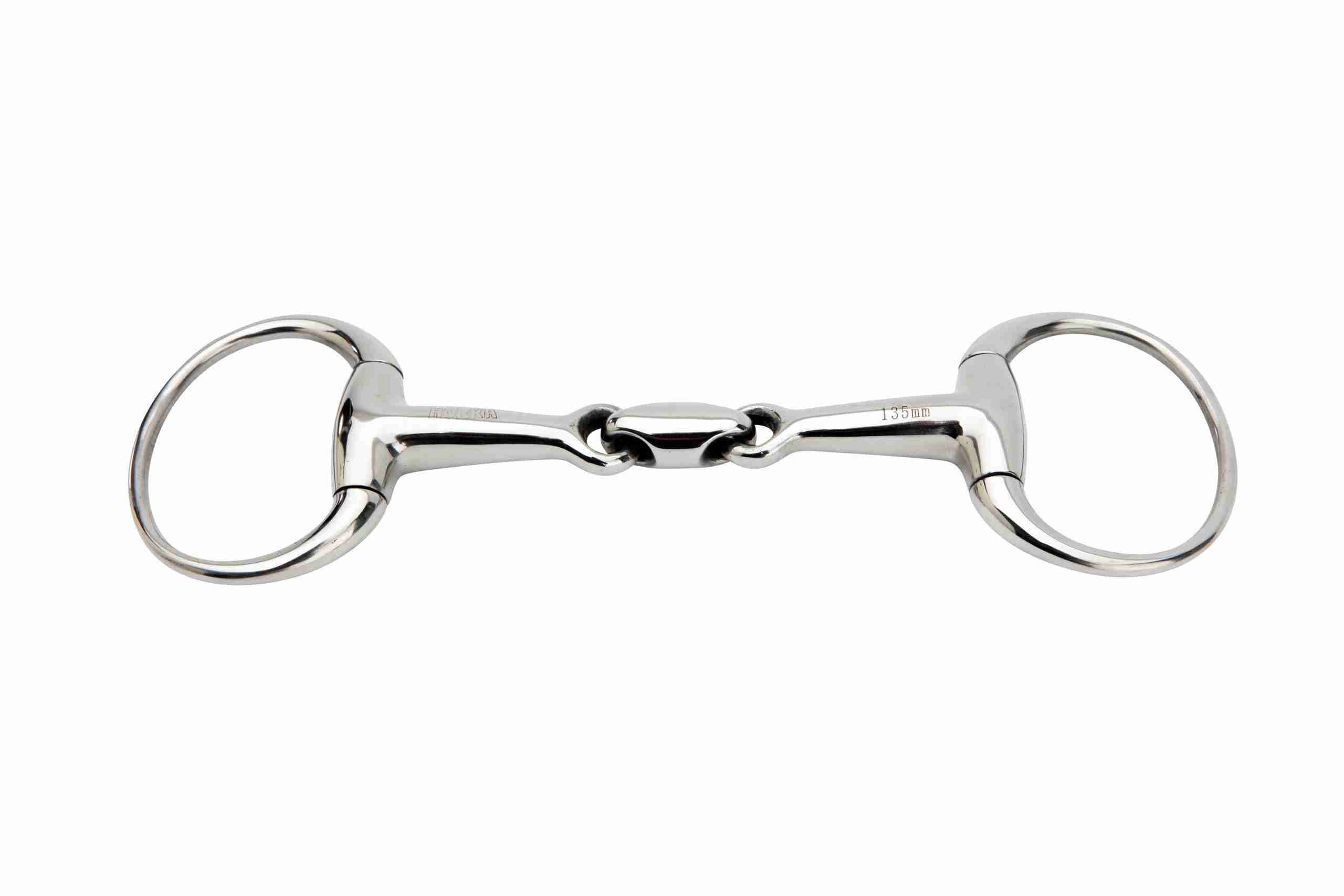 BUSTRENS DUBBEL GEBROKEN RVS 18 MM