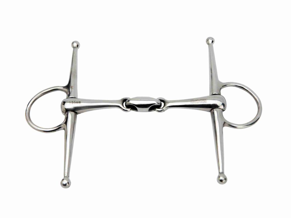 KNEVELTRENS DUBBEL GEBROKEN RVS 18 MM