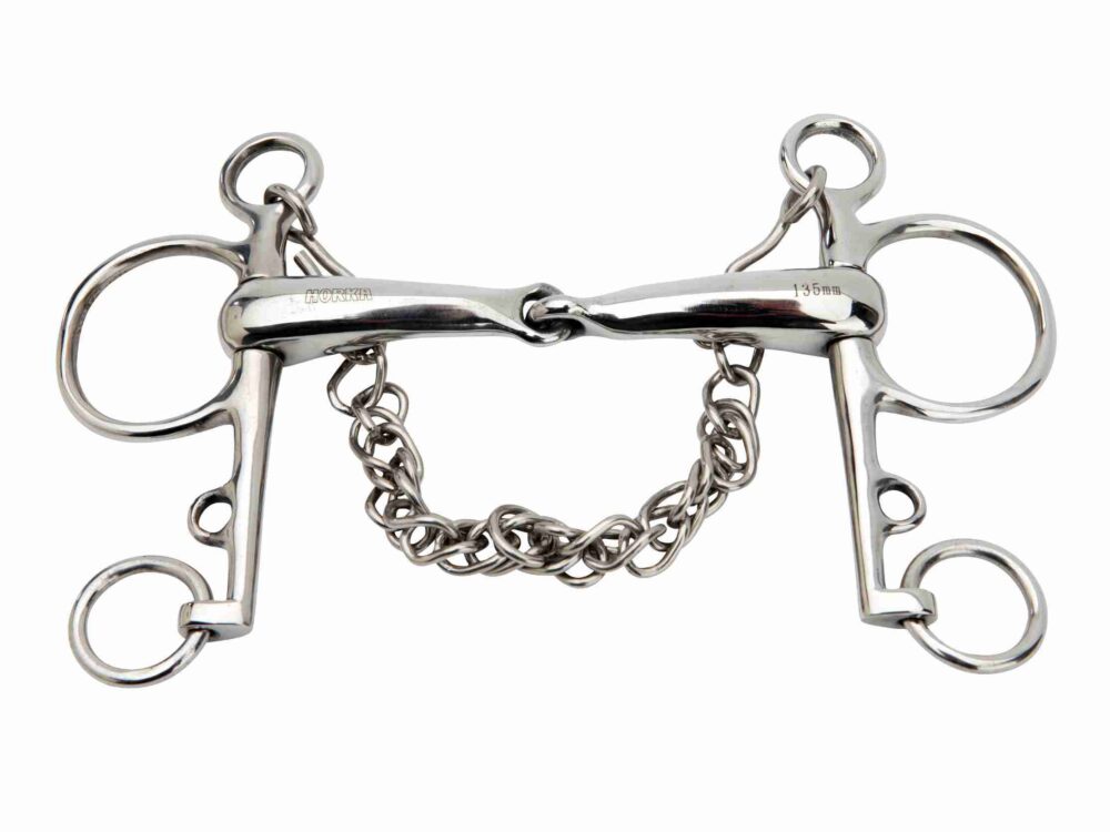 PELHAM GEBROKEN RVS 19 MM