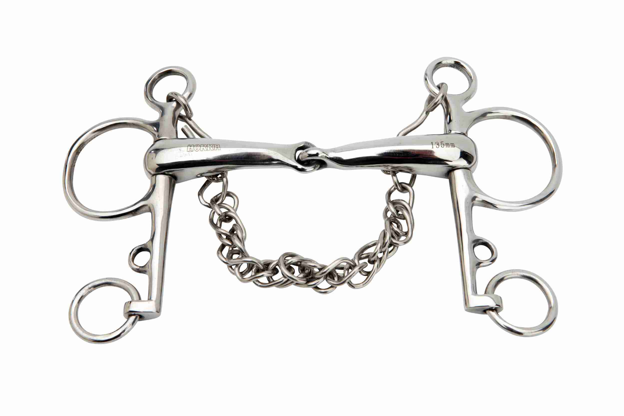 PELHAM GEBROKEN RVS 19 MM