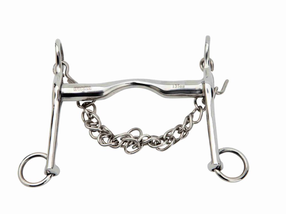 Horka DRESSUURSTANG TONGBOOG RVS 16 MM