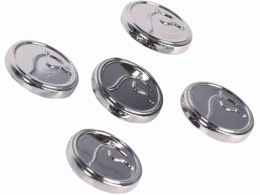 Set knopen Metallic Horse