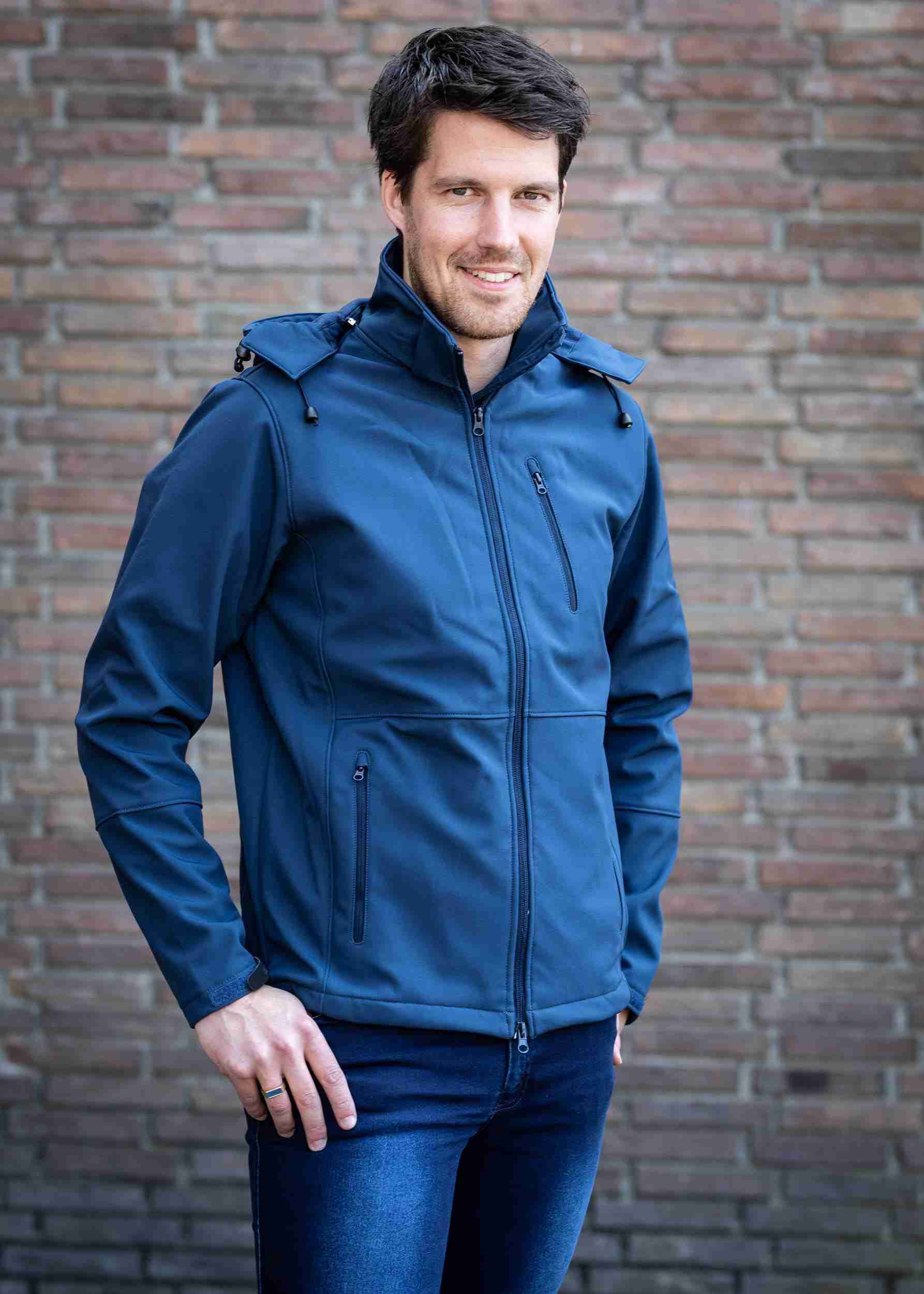 Softshell jas Chicago Heren - Afbeelding 3