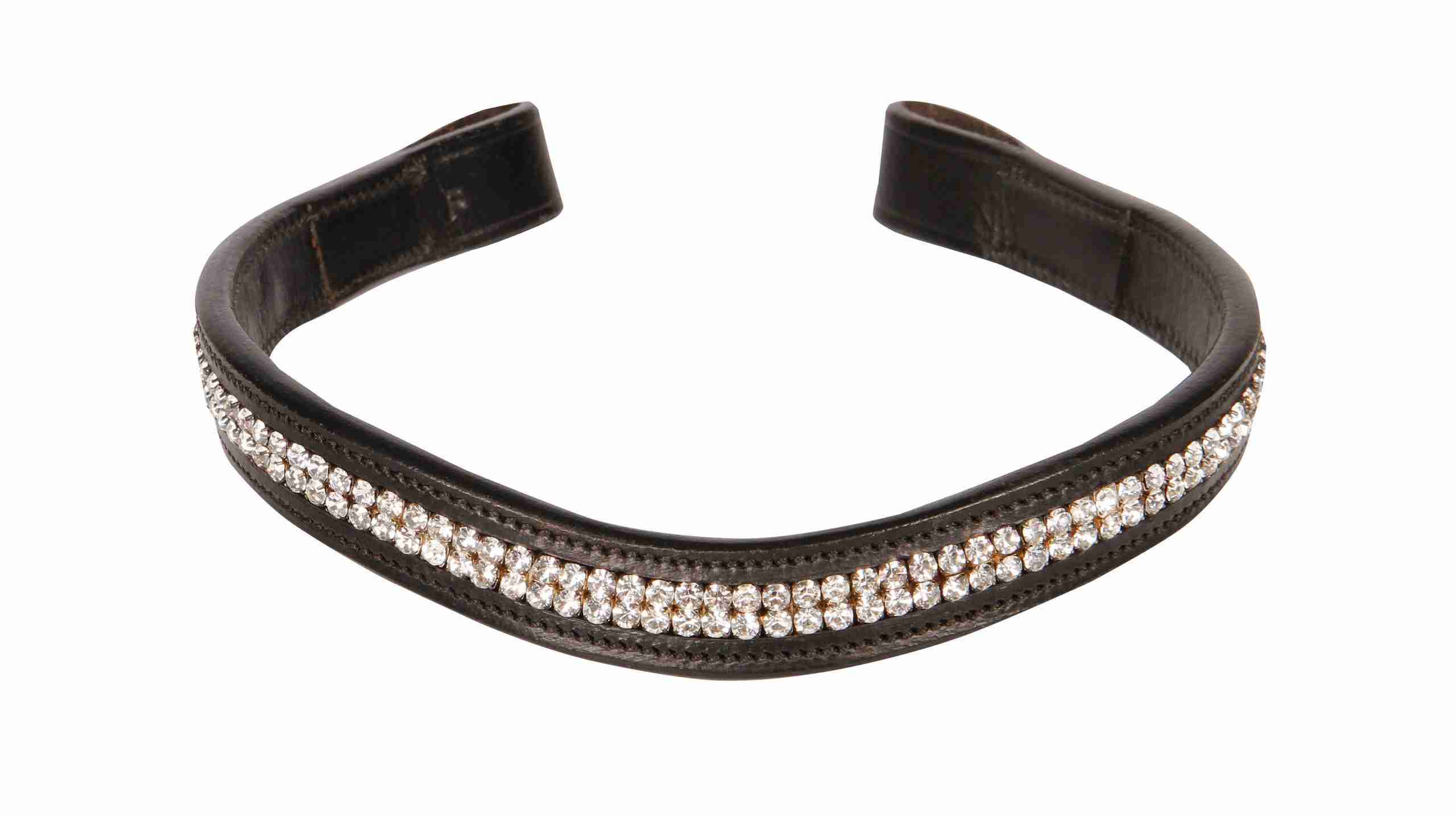 Harry's Horse Frontriem Crystal Wave Zilver - Afbeelding 2