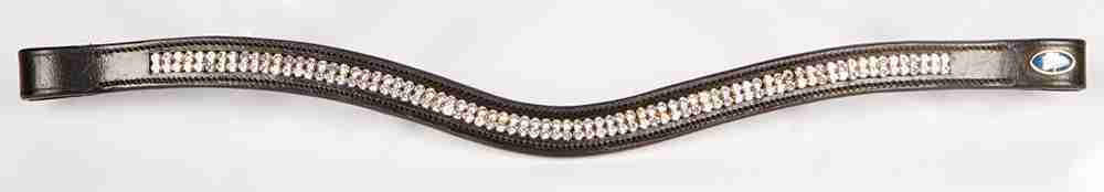 Harry's Horse Frontriem Crystal Wave Zilver
