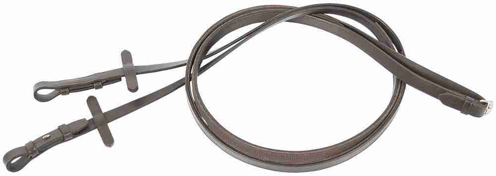 Teugels Leder Rubber Gevoerd