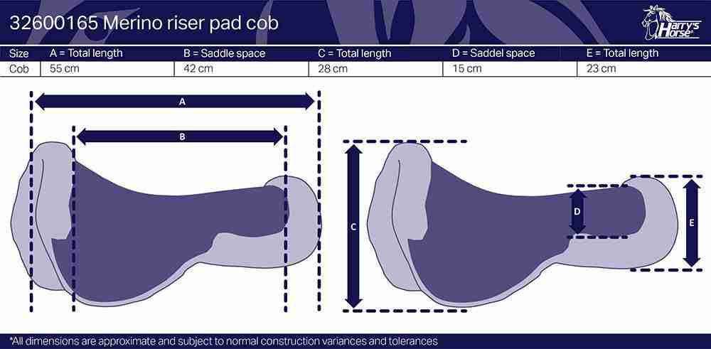 Zadelonderlegger Merino Cob - Afbeelding 3