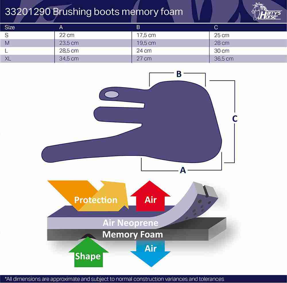 Harry's Horse Harry's Horse Beenbeschermers Memoryfoam - Afbeelding 2