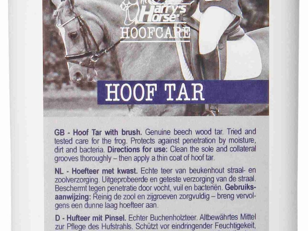 Hoefteer met kwast (500 ml)