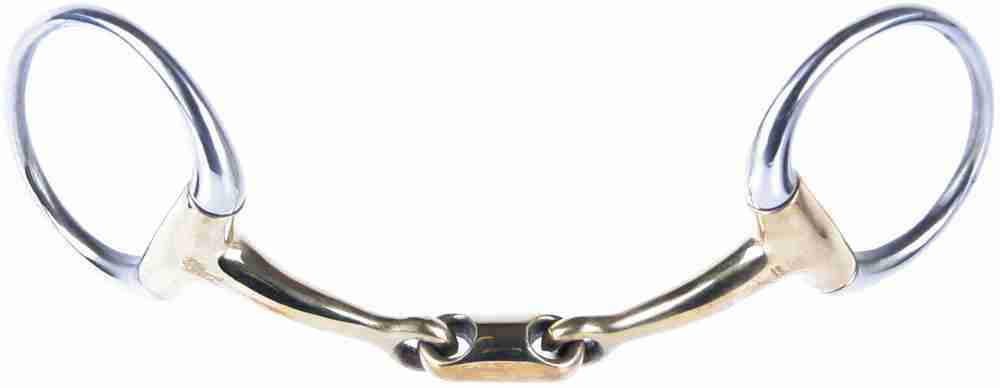 Harry's Horse Bustrens Dubbelgebroken Gold Brass 13mm