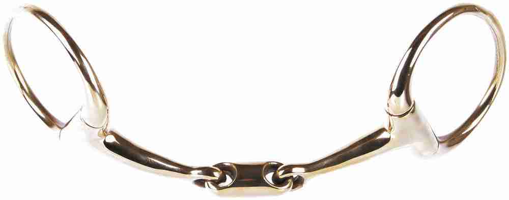 Harry's Horse Bustrens Dubbelgebroken Gold 13mm