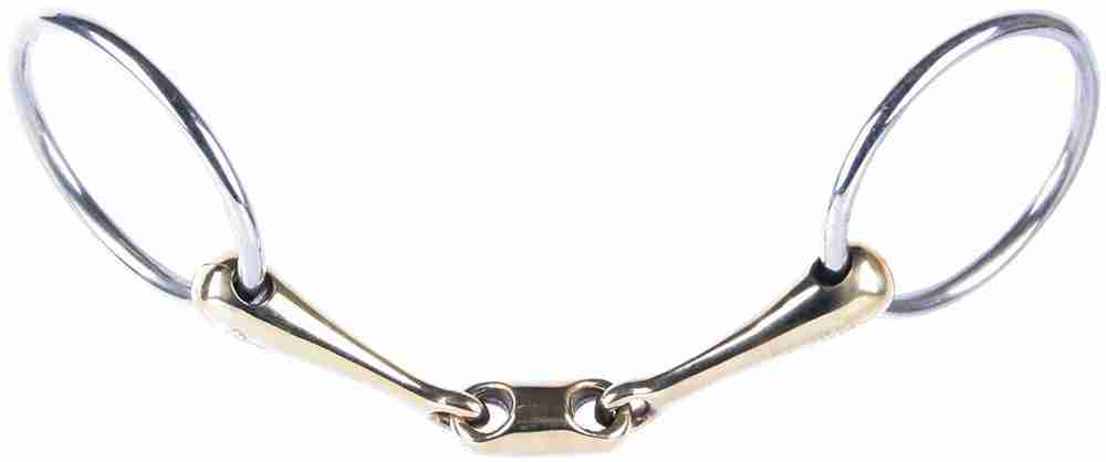 Watertrens Dubbelgebroken Gold Brass 20mm