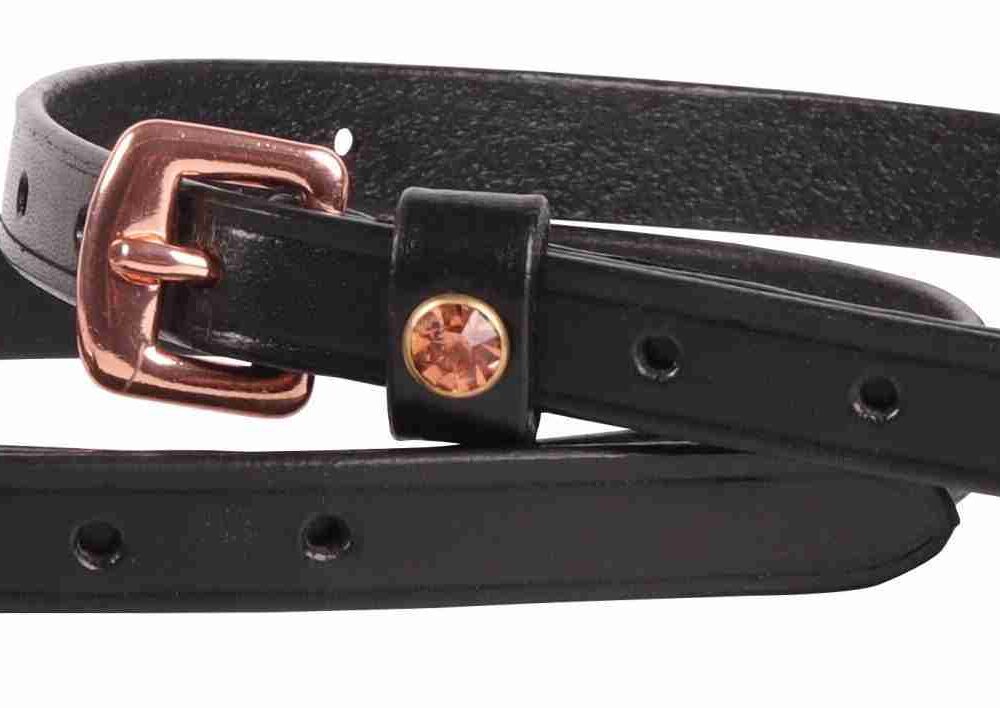 Sporenriempjes Leder Rosegold