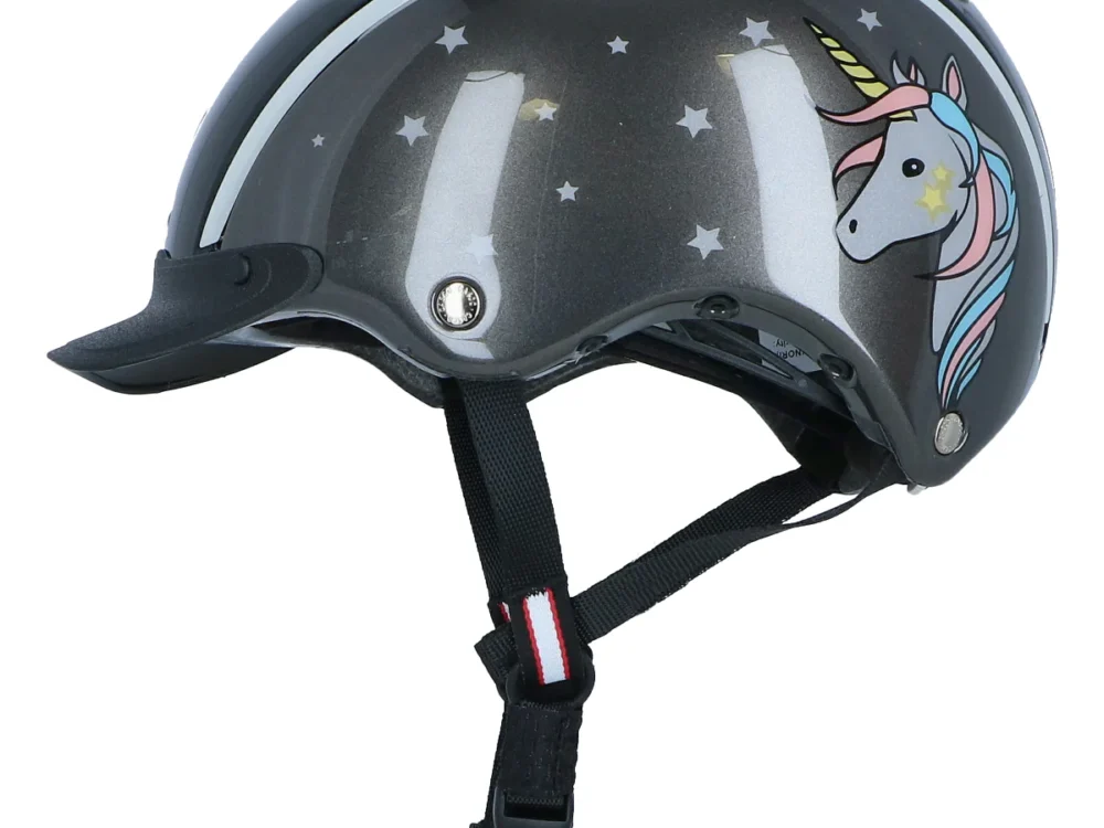 Veiligheidshelm Casco Nori Unicorn zwart-grijs