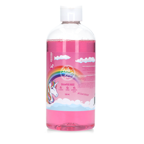 Lucky Horse Unicorn Shampoo Rose - Paardenvachtverzorging - 500 ml