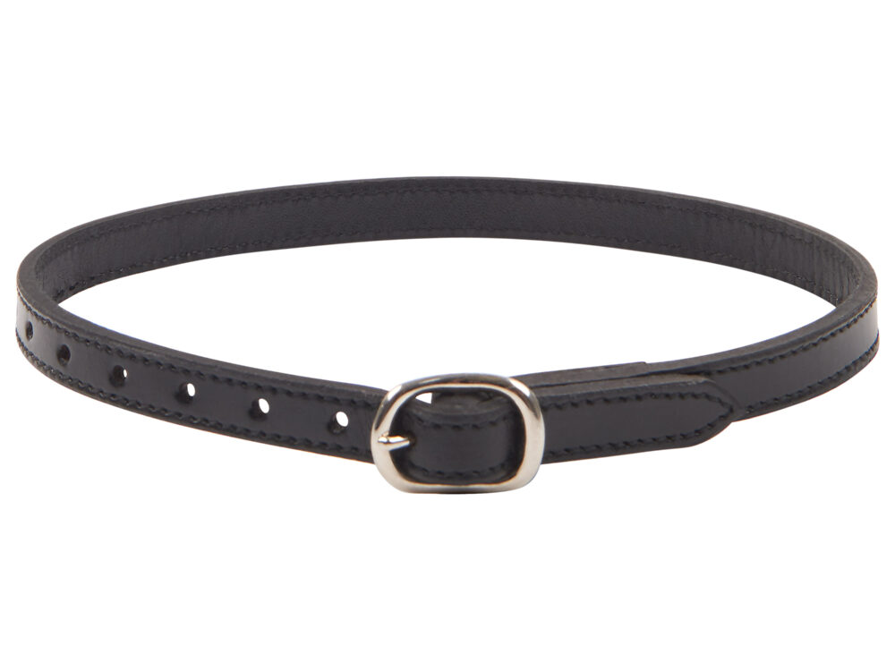 Spoorriempjes dubbel genaaid leer 12mm IRH