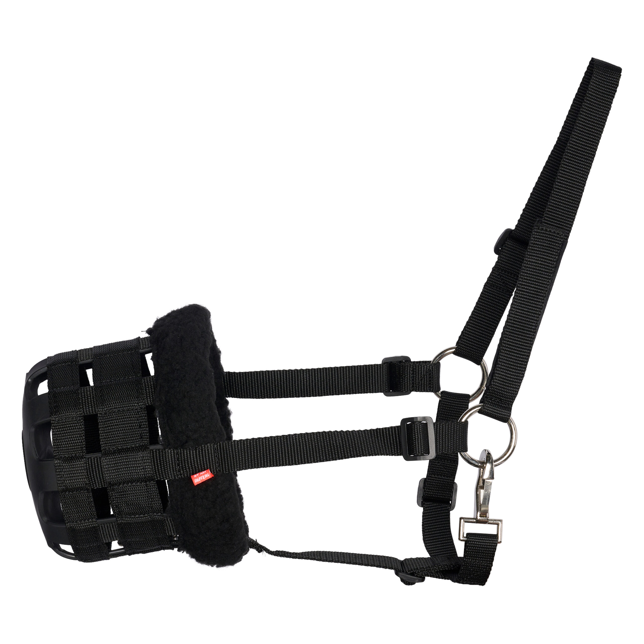 Imperial Riding Imperial Riding Grasmasker met bont - Afbeelding 2