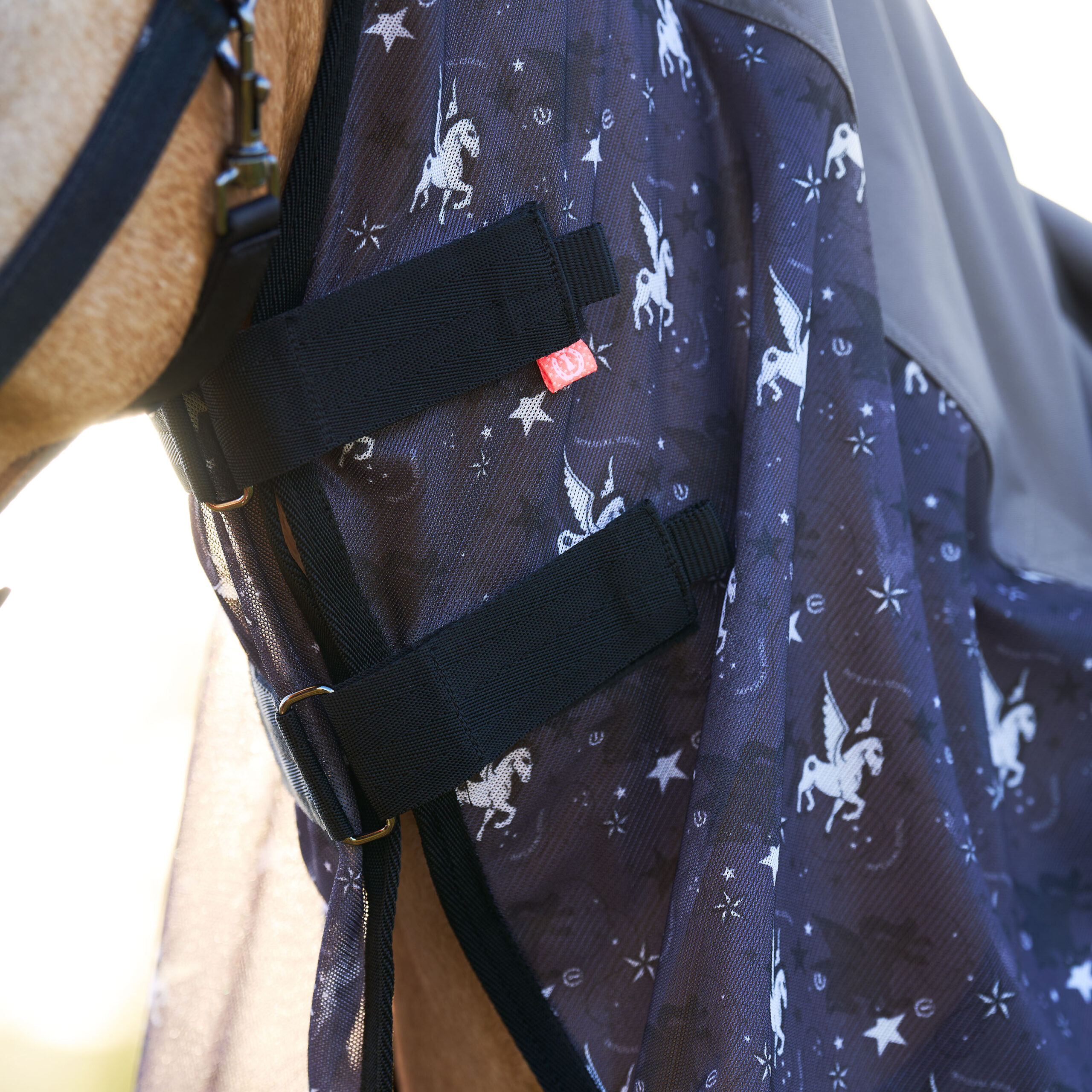 Imperial Riding Imperial Riding Halsdeel regen- & vliegendeken Super-dry AOP - Afbeelding 2
