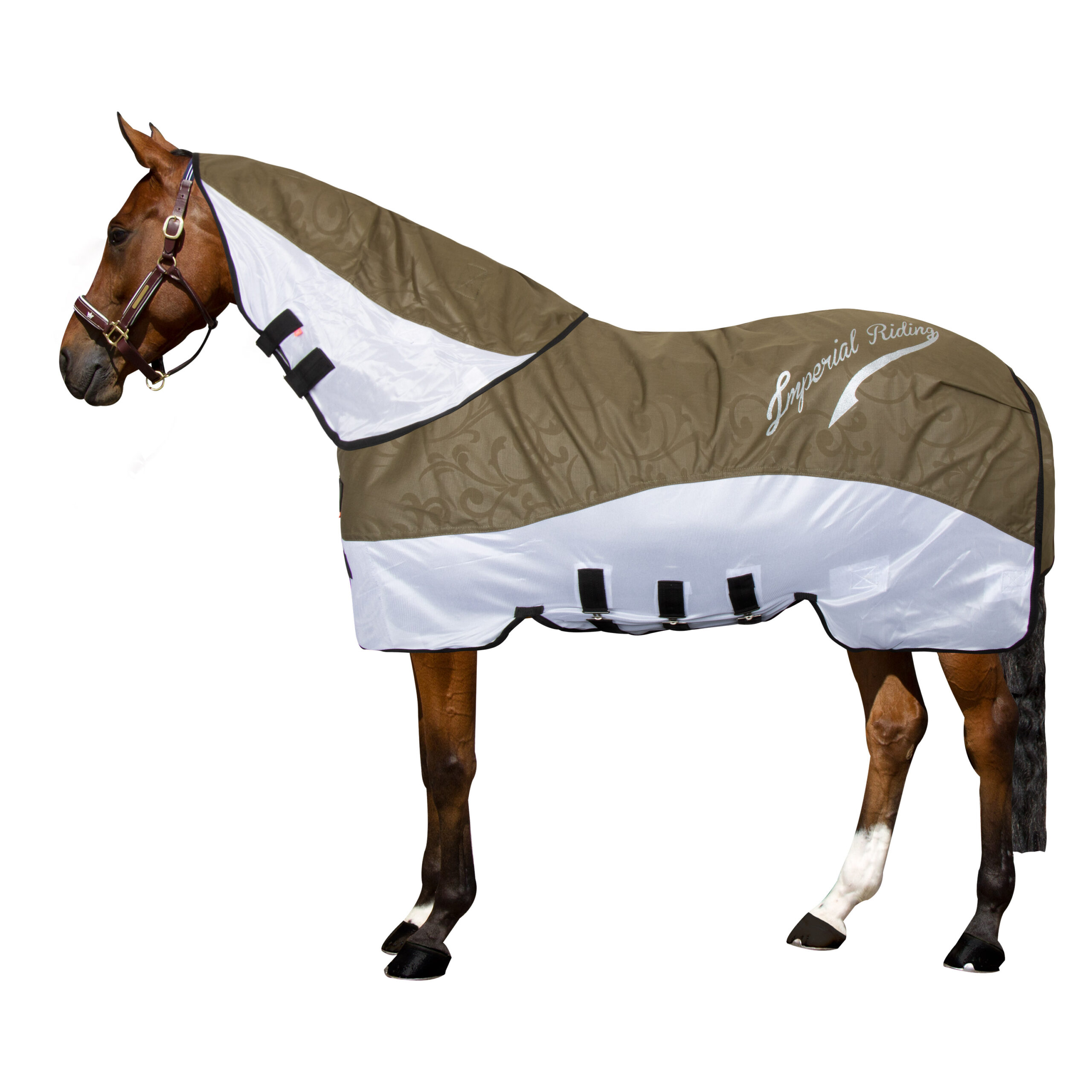 Imperial Riding Imperial Riding Halsdeel regen- & vliegendeken Super-dry - Afbeelding 2