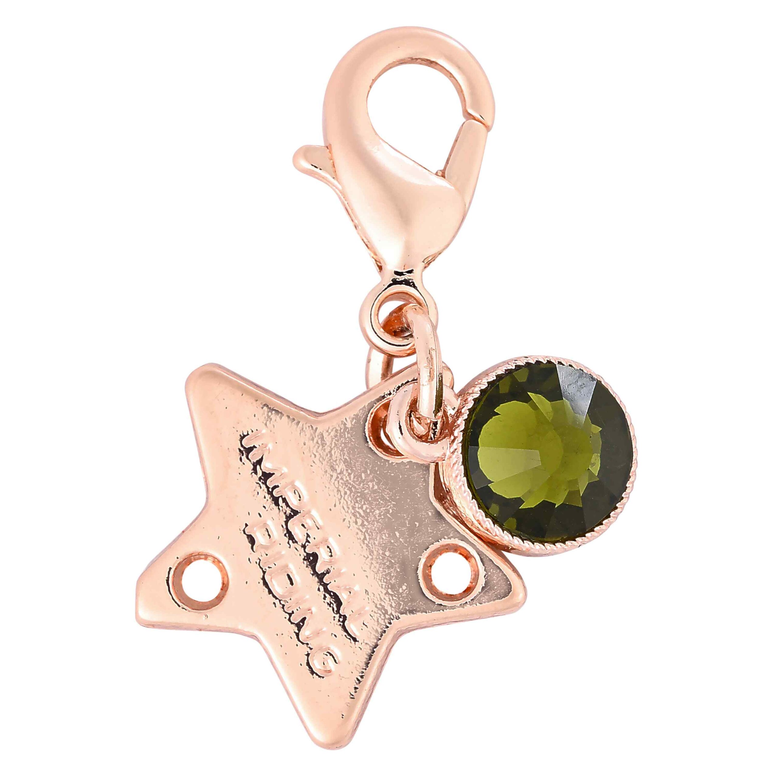 Imperial Riding Hoofdstelbedels Birthstone rosegoud, set van 12 st - Afbeelding 7
