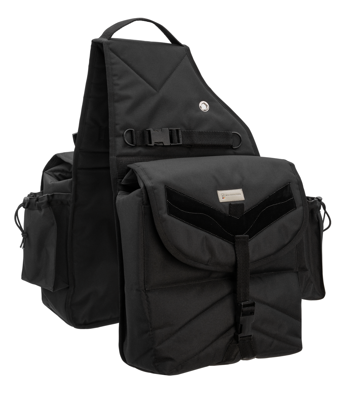 Waldhausen Saddle Pannier double Premium, black - Afbeelding 2