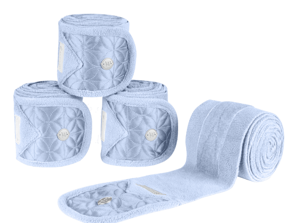 Waldhausen Fleecebandages Rom, pastel blue