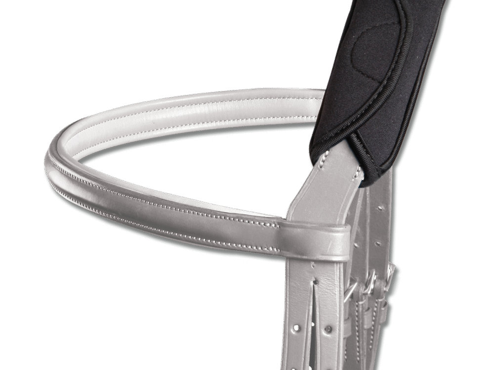 Waldhausen gel nekbeschermer, zwart, 28 cm