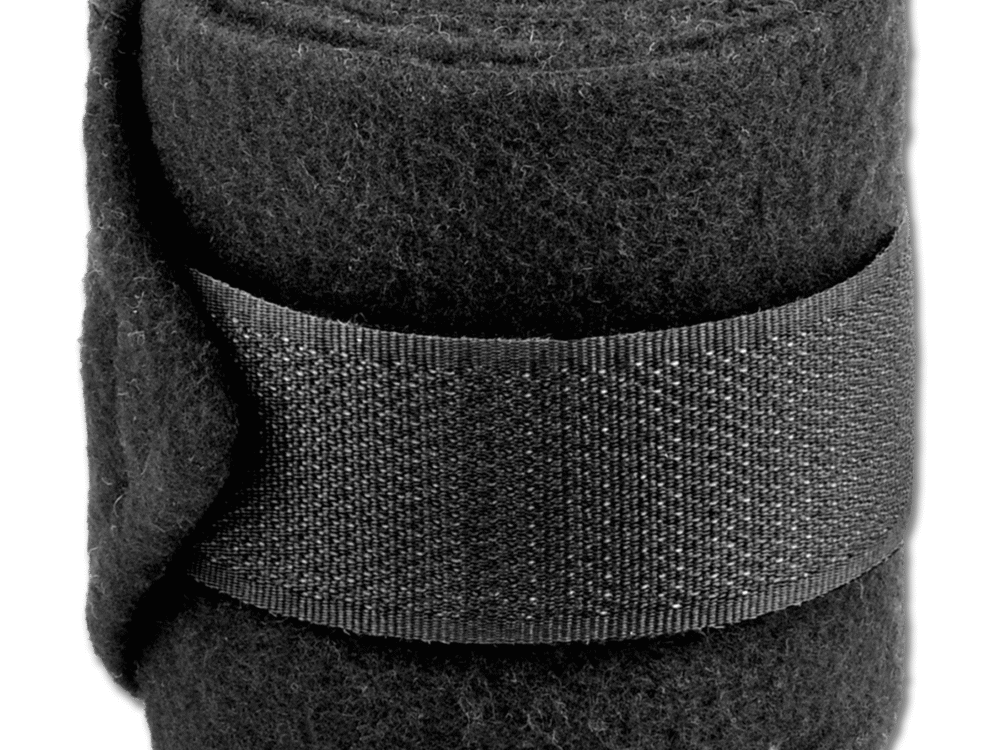 Waldhausen Fleecebandages Shetty Set=2 Pairs, black