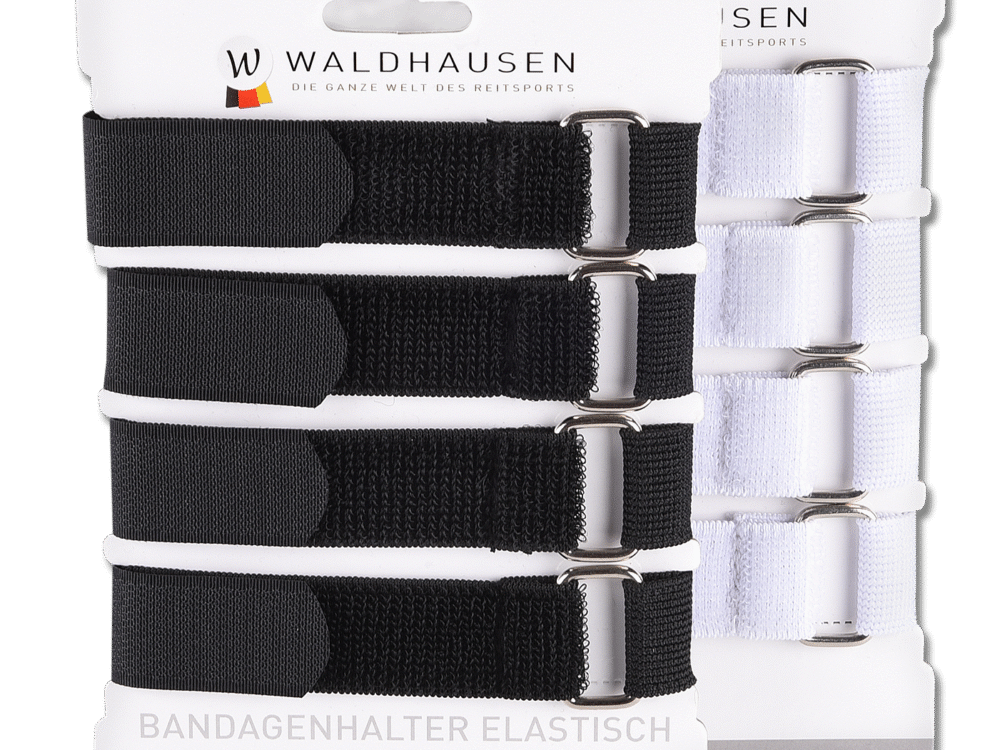 Waldhausen Bandage Support incl. display card, set of 4 pcs., black