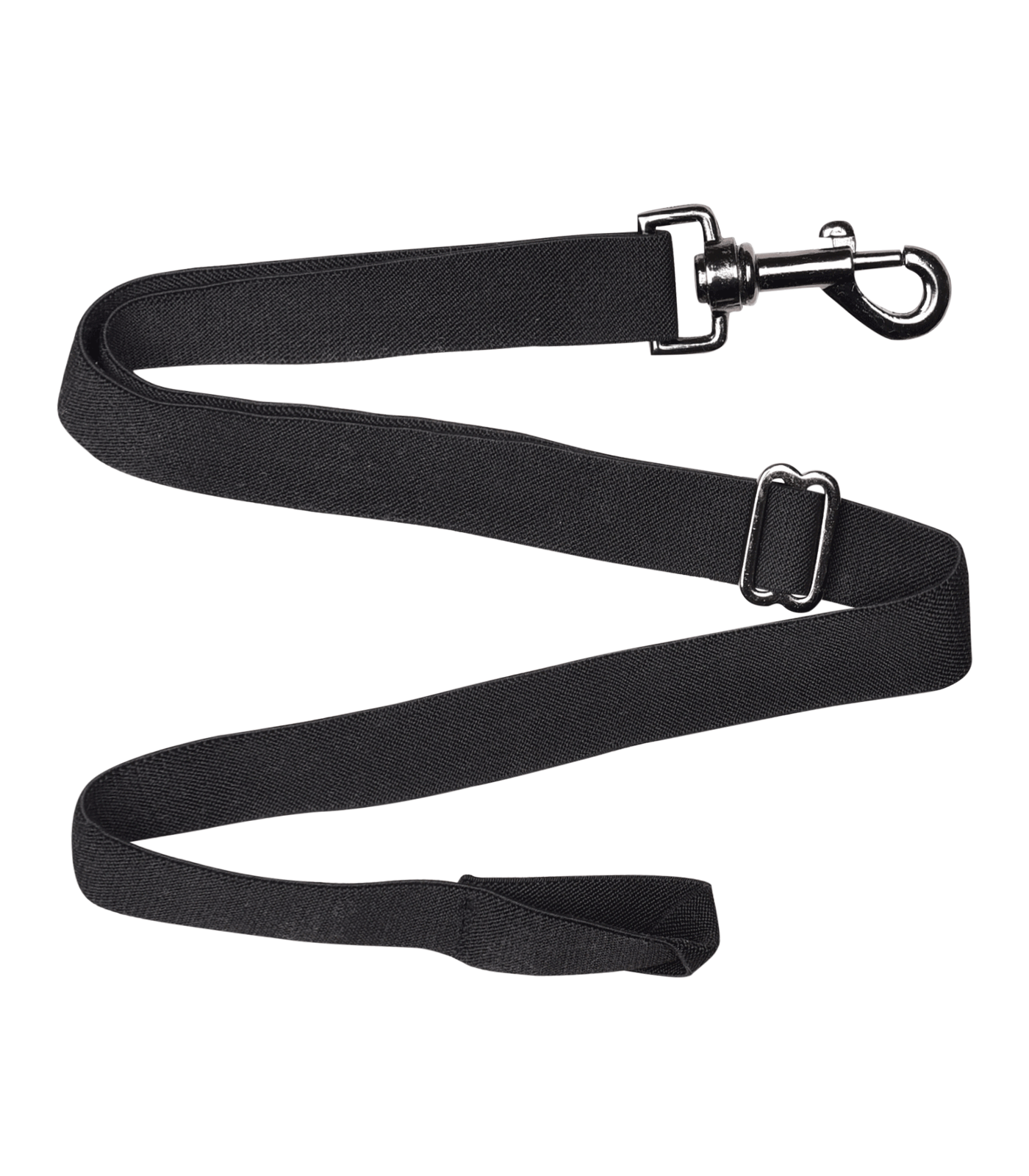 Waldhausen beenriemen met haken, elastisch, zwart