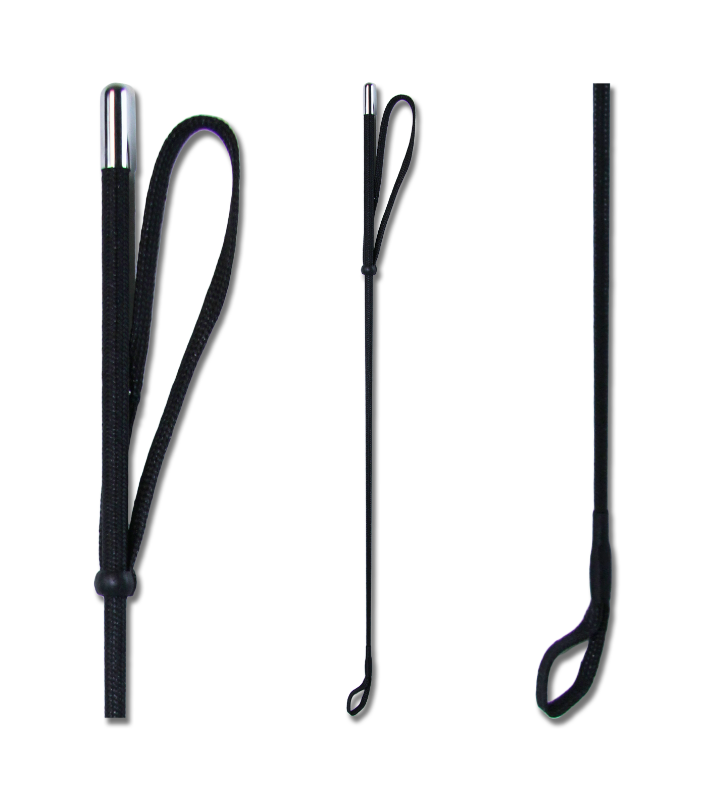 Waldhausen Riding Whip metalcap, black, 65 cm