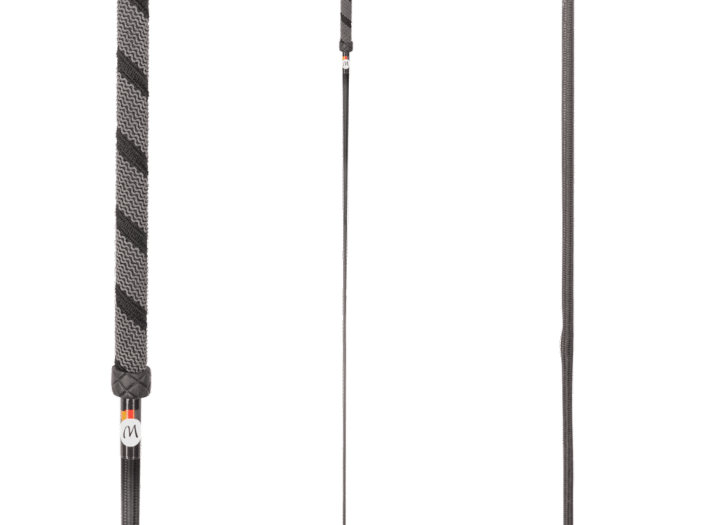 Waldhausen Dressage Whip Anti-Slip, black, 100 cm