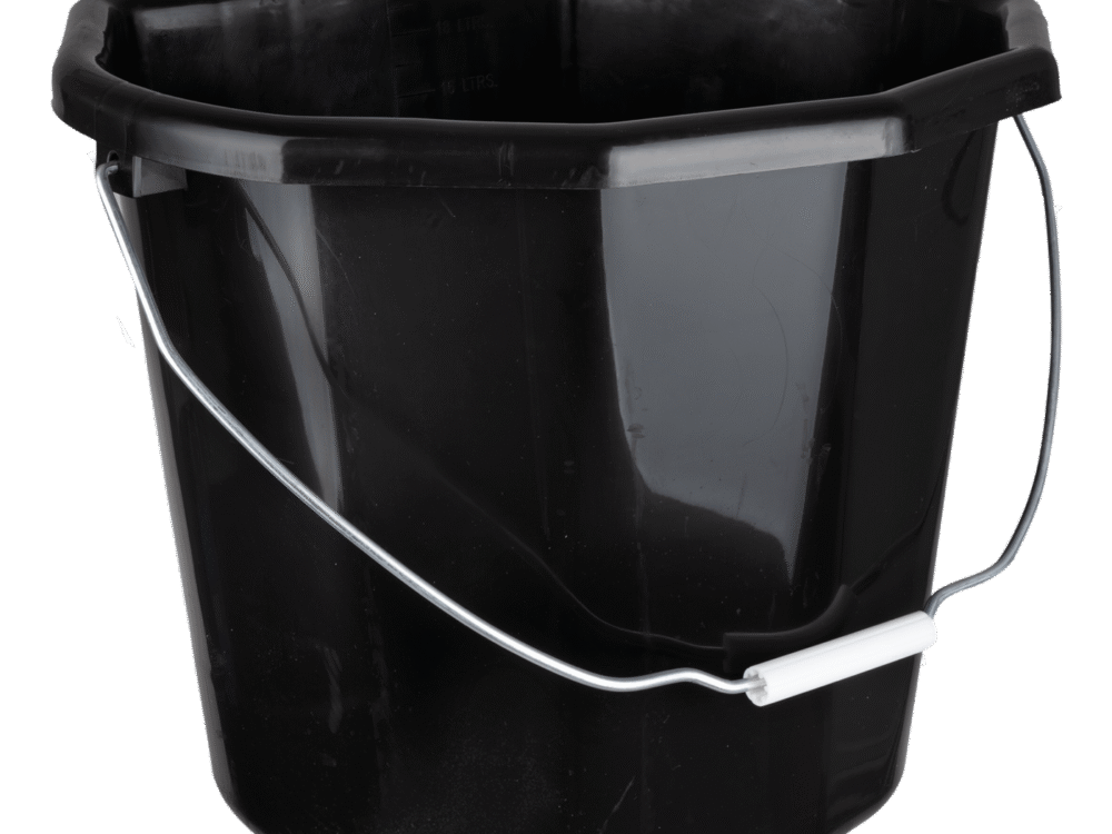 Waldhausen Multi-purpose bucket, black, 20l