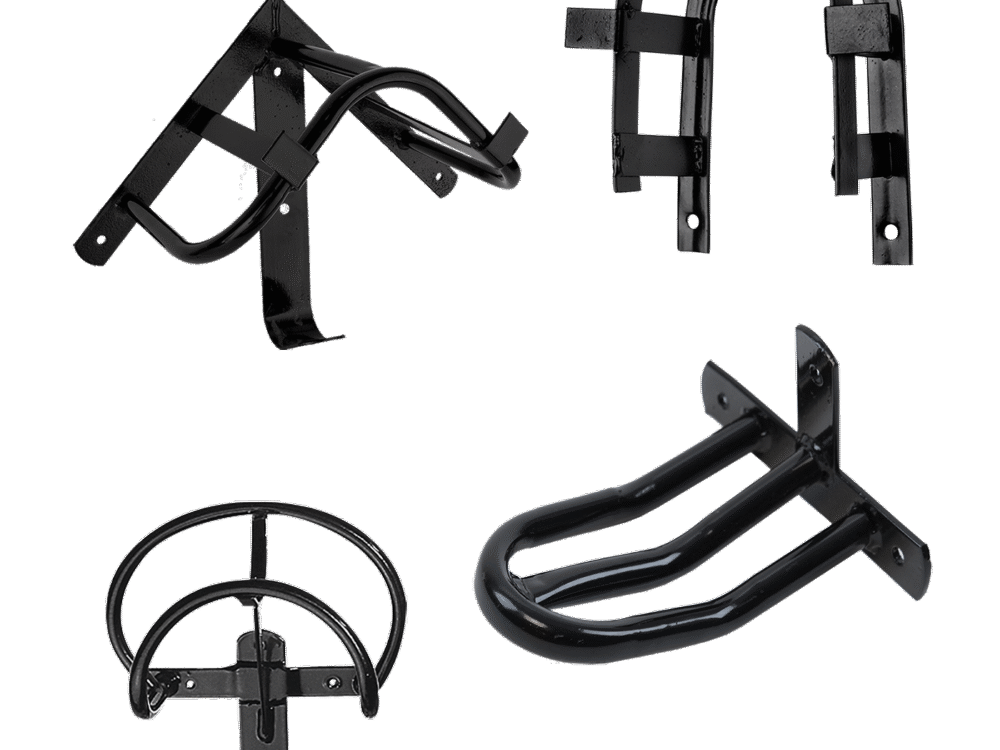 Waldhausen Harnashouders Set, 4 stuks, zwart