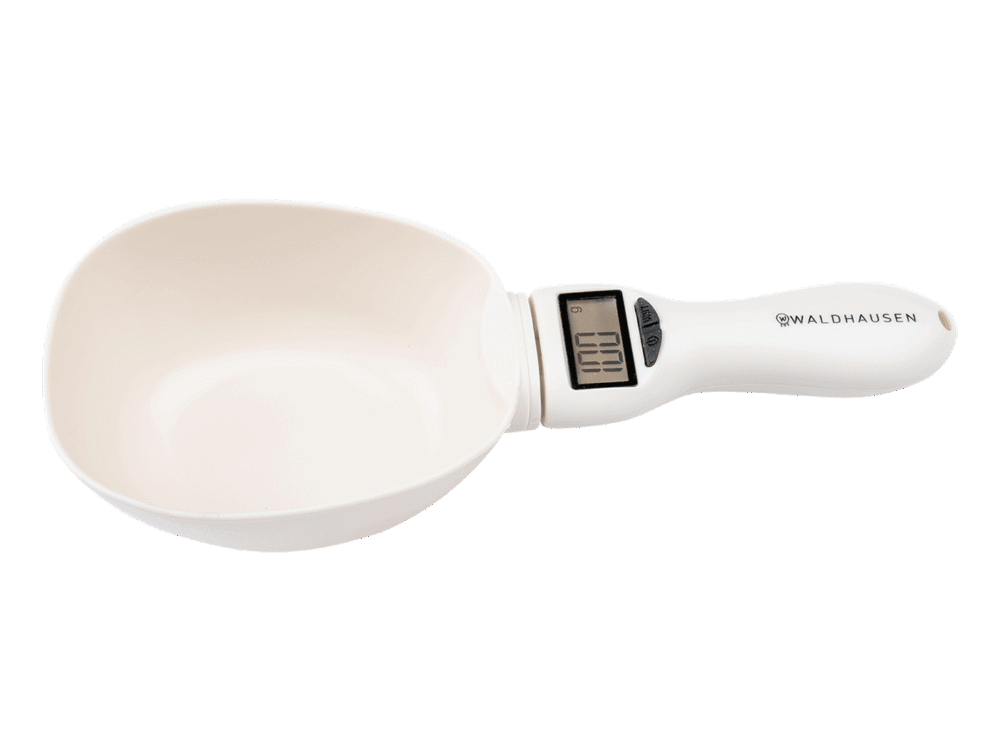 Waldhausen Digital feeding scoop, cream