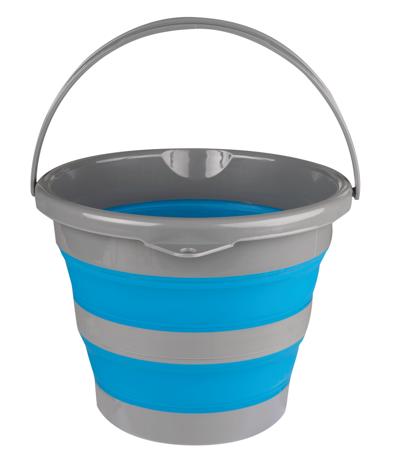 Waldhausen Collapsible bucket, azure blue, 10l