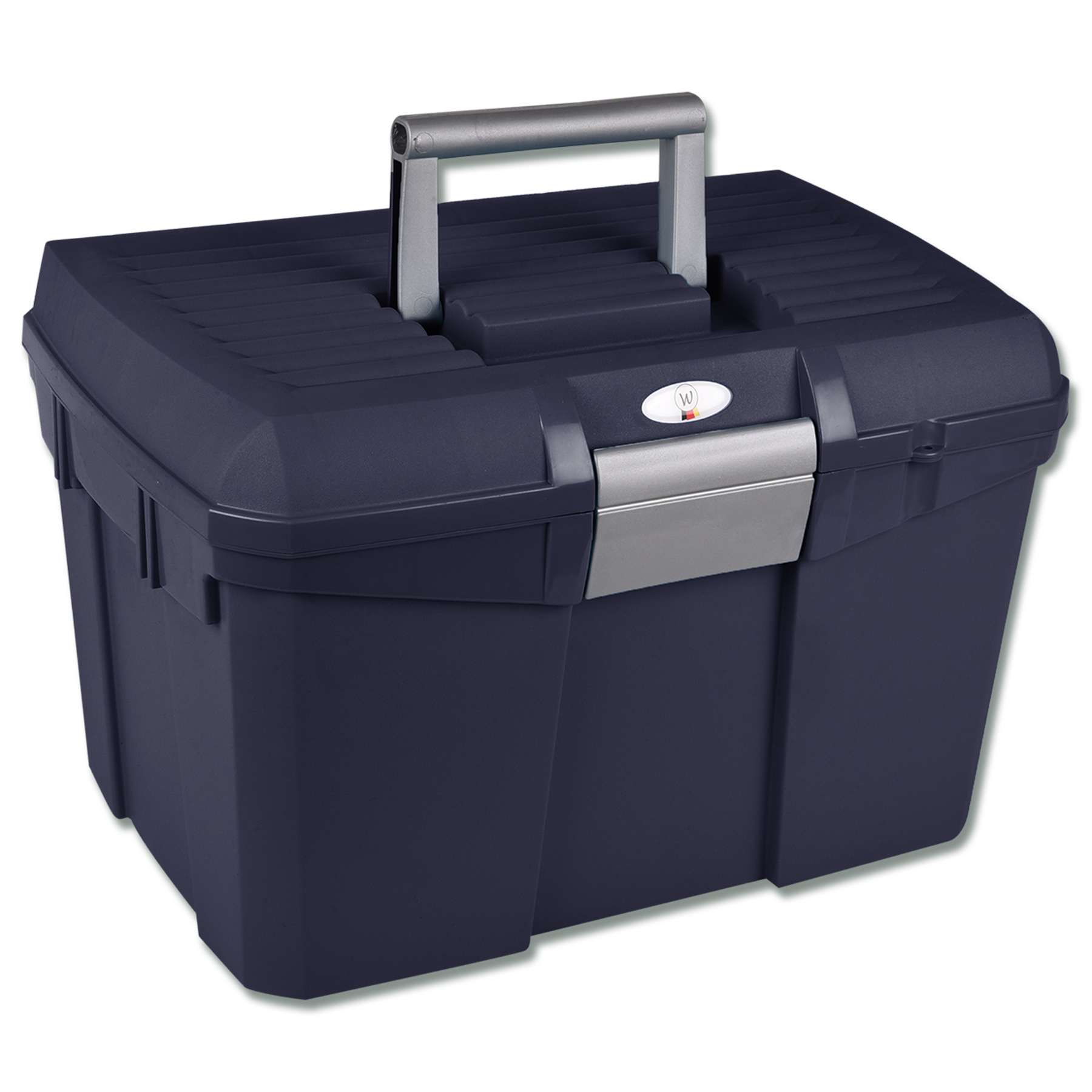Waldhausen verzorgingsbox met slot, donkerblauw/grijs