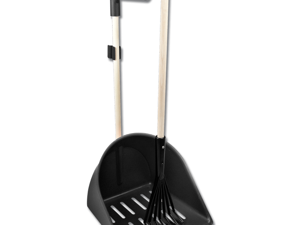 XL stable butler Shaker for easy clean, black, unmounted