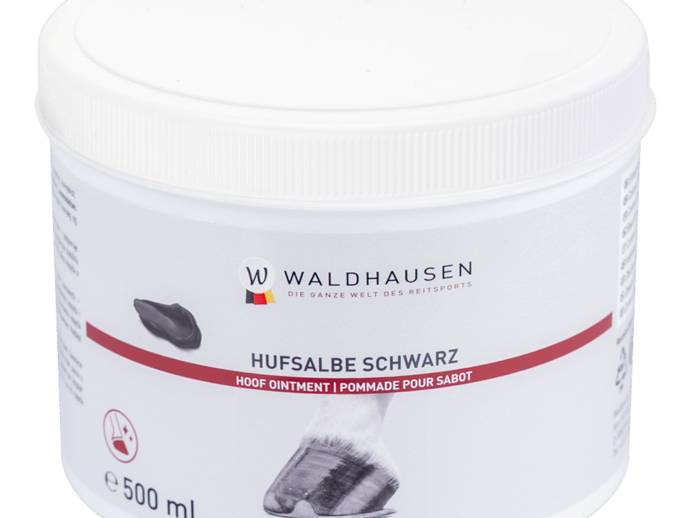 Waldhausen Hoefvet + Dennenhars, zwart, 500 ml