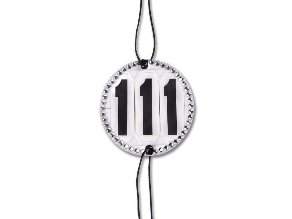 Waldhausen Hoofdnummer Kristal, rond, wit