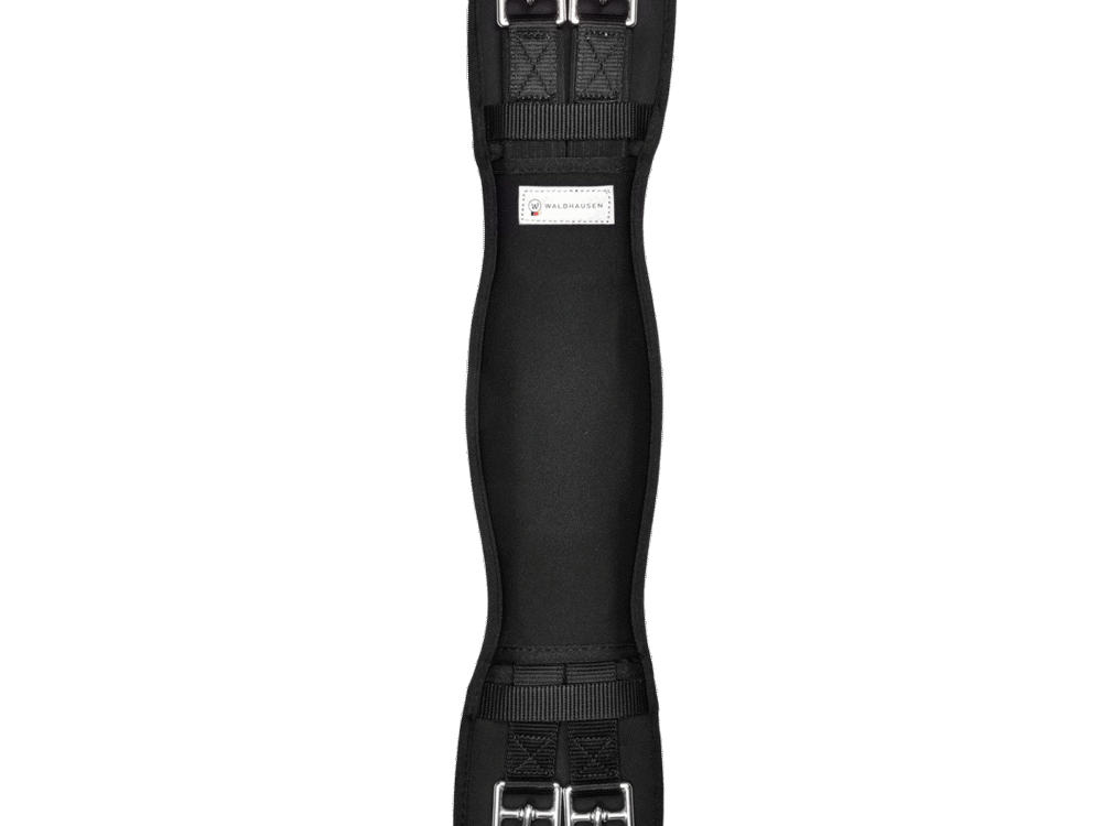 Waldhausen Dressage girth with Gel, black, 40 cm
