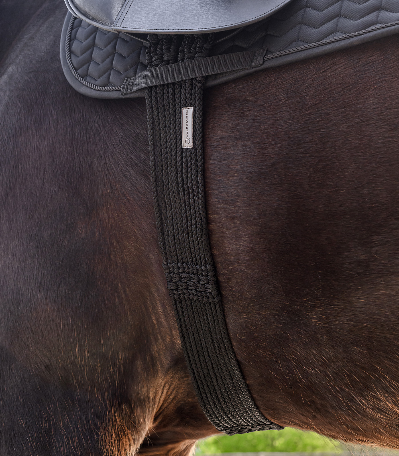 Waldhausen string girth, black, 40cm - Afbeelding 2