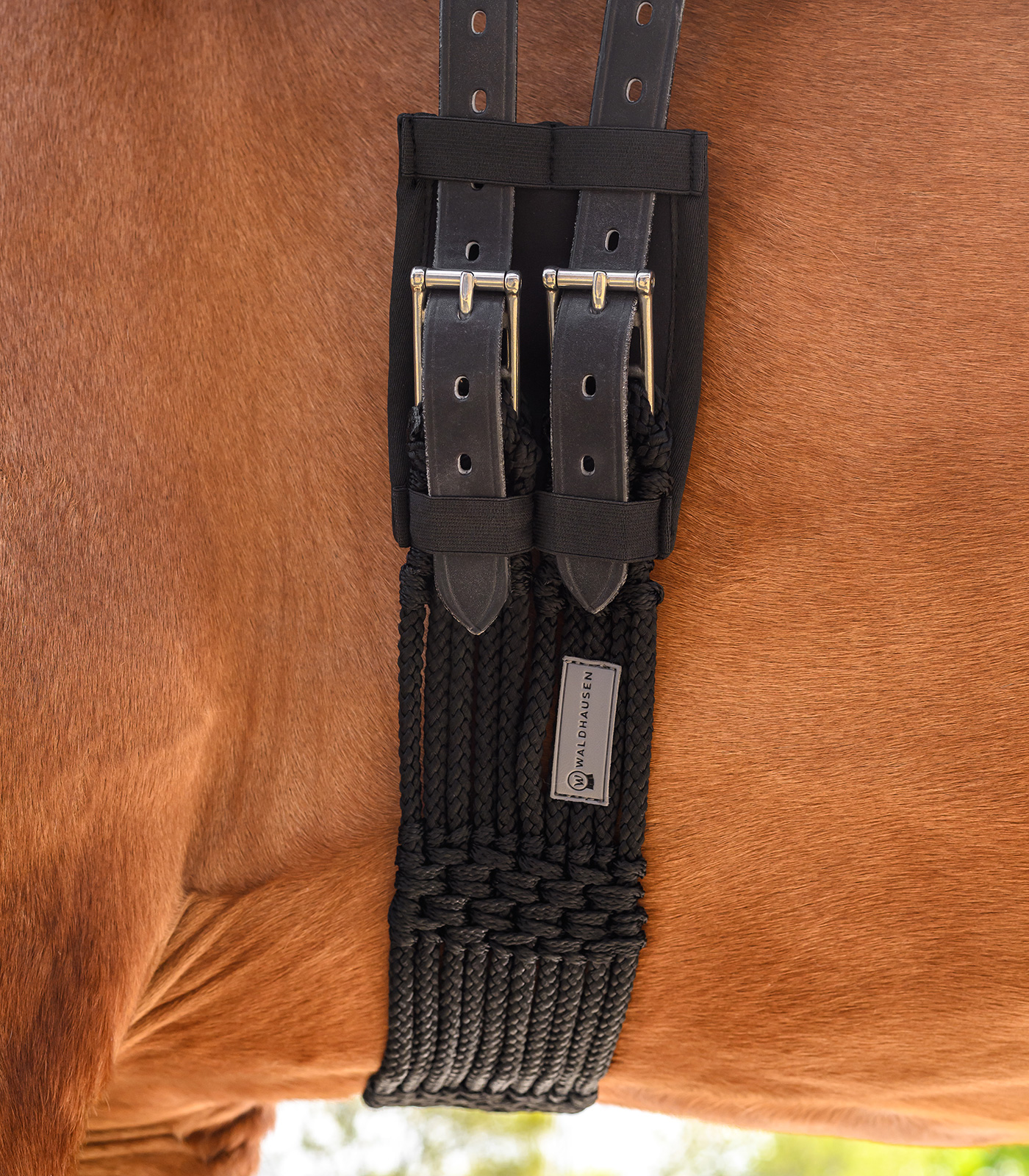 Waldhausen string girth, black, 40cm - Afbeelding 3