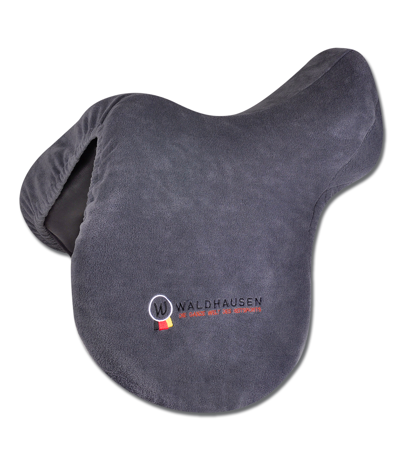Waldhausen Saddlecover Fleece, grau, Waldhausen Stick