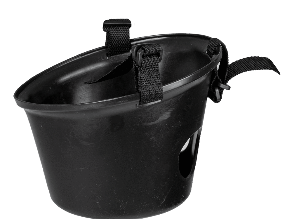 Waldhausen veulen graasmasker, zwart.