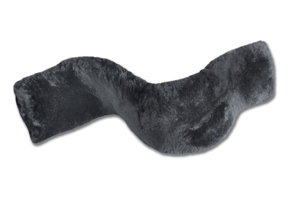 Waldhausen Real Lambskin-Girth Sleeve, black, 80 cm